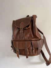 Load image into Gallery viewer, moroccan handmade leather backpack
