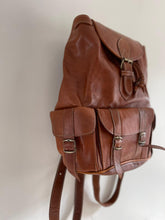 Load image into Gallery viewer, moroccan leather backpack

