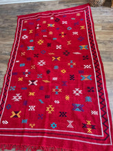 Load image into Gallery viewer, Kilim Rug - Red - 245cm x 140cm
