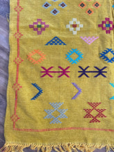 Load image into Gallery viewer, Kilim Rug - Gold/Green - 245cm x 140cm
