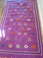 Load image into Gallery viewer, Kilim Rug - Purple - 245cm x 140cm
